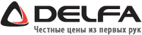 Логотип фирмы Delfa в Кургане